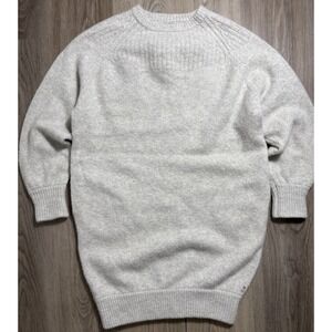 Kit And‎ Ace Women's Chunky Cashmere Boyfriend Fit Long Sweater Comfy Gray S/M